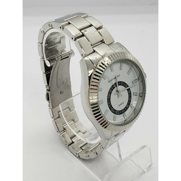Gino Milano Mens Watch 8937 Fluted Bezel - Picture 4 of 7